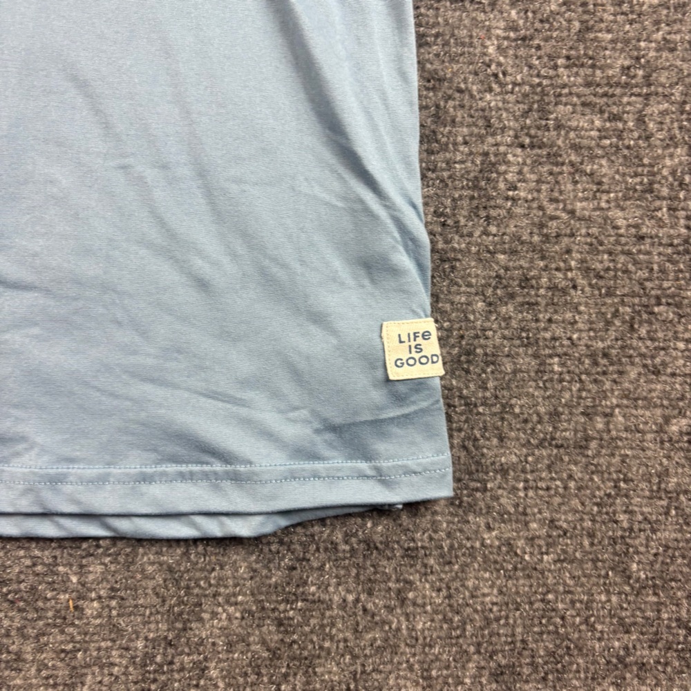 LIFE IS GOOD Women’s Blue Short Sleeve Minnie Mouse Graphic T-Shirt size: Small - Picture 3 of 8